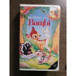 Vintage Bambi Black Diamond Edition VHS, Classic Disney Movie, Collectible‎